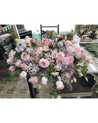 Baby Casket Spray