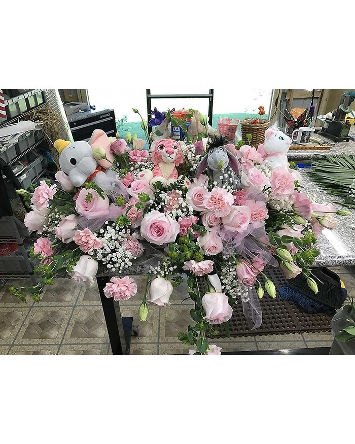 Baby Casket Spray