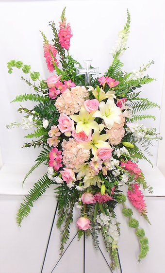 Heavenly Care Standing Spray with Cross