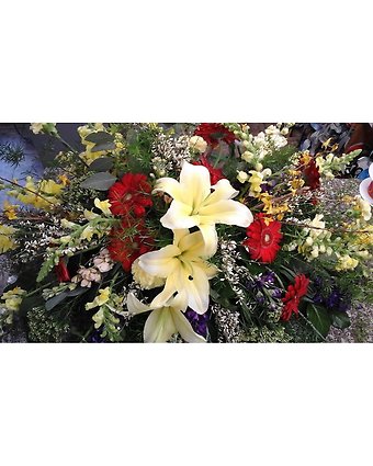 Warm and Tender Casket Spray